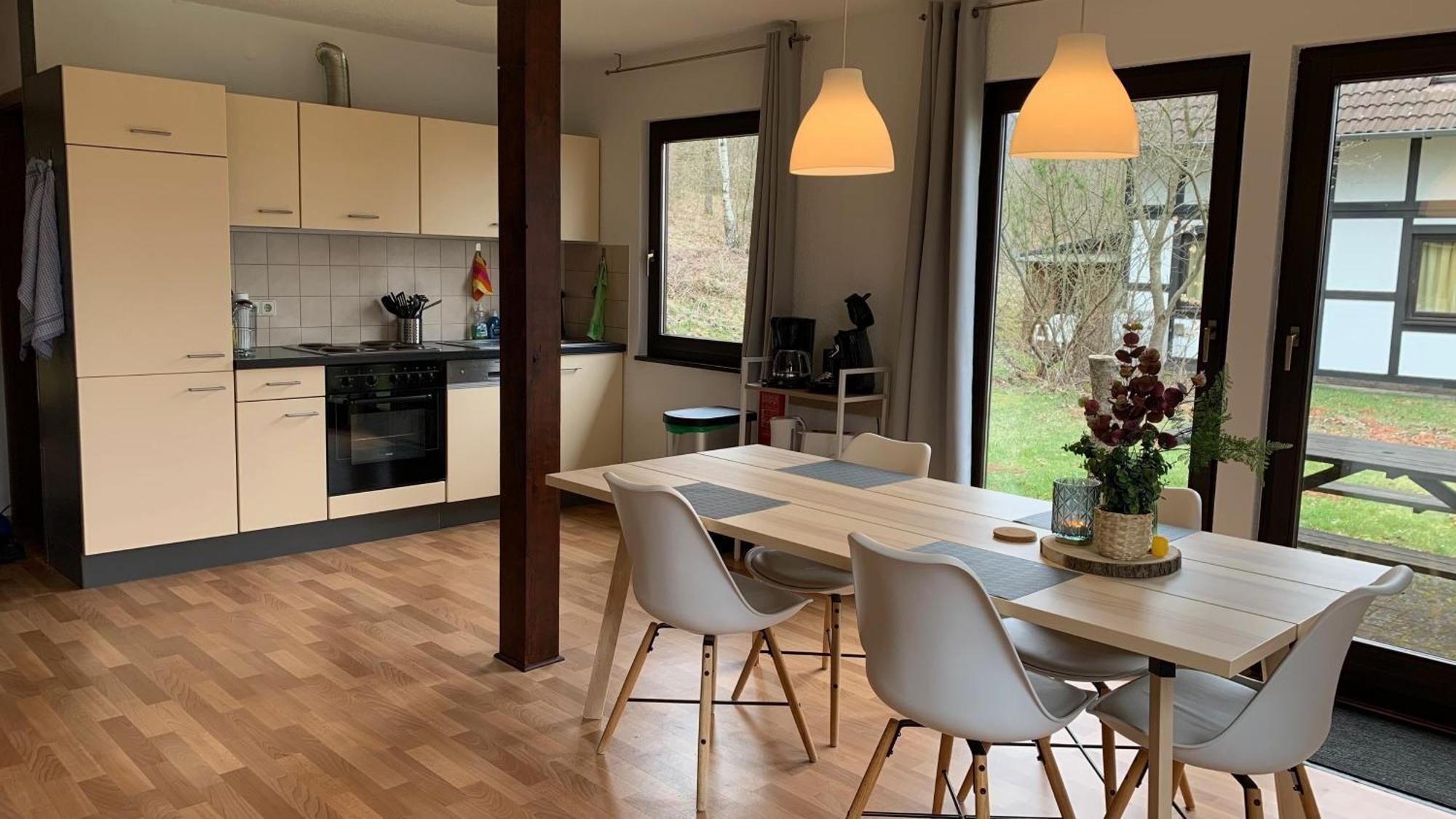 Ferienwohnung Mimo Direkt Am Waldrand Frankenau 外观 照片